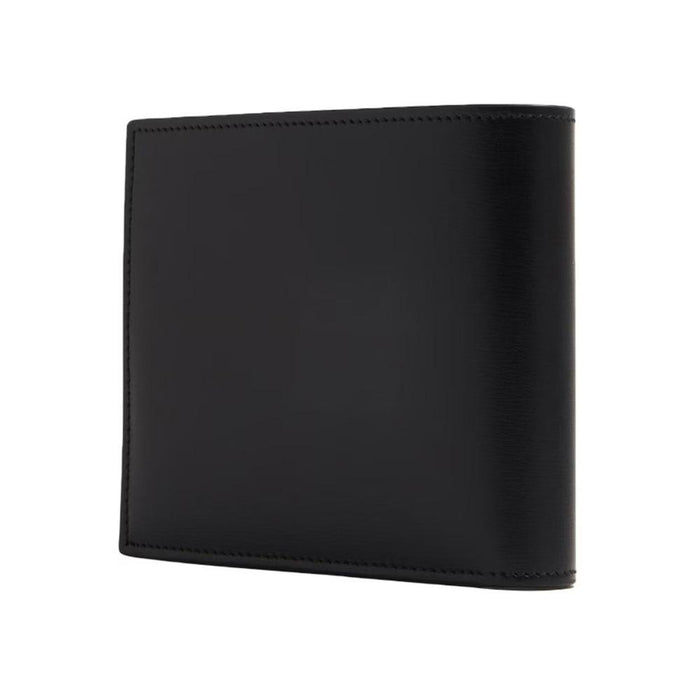 Ferragamo Logo Print Black Leather Bifold Wallet 66 1328 0770093