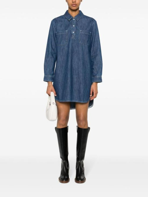 A.P.C. Denim Midi Dress COGXFF35071IAL DOM