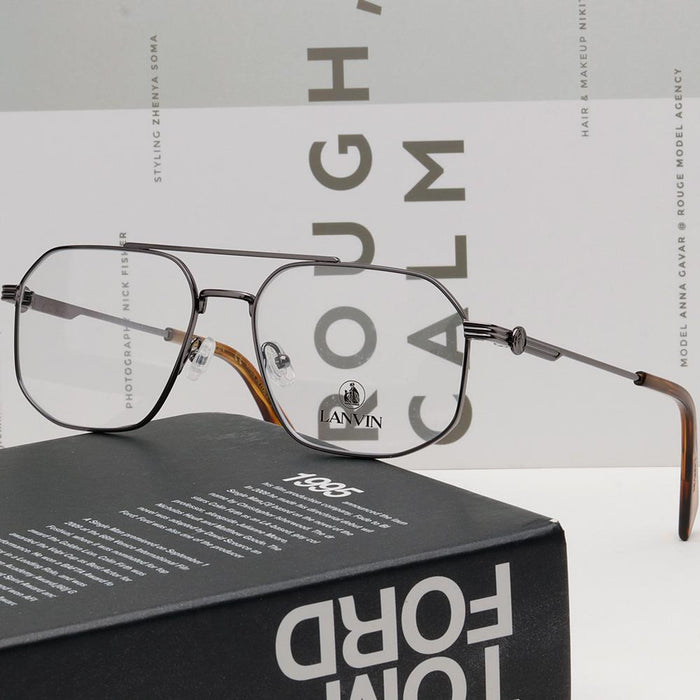 Lanvin Two-Bridge Unisex Fashion Eyeglass Frames LNV2104 047