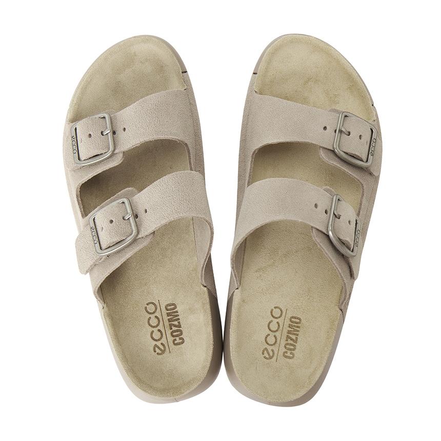 ecco Cosmo Women’s Slide Sandals Slippers Black Leather
