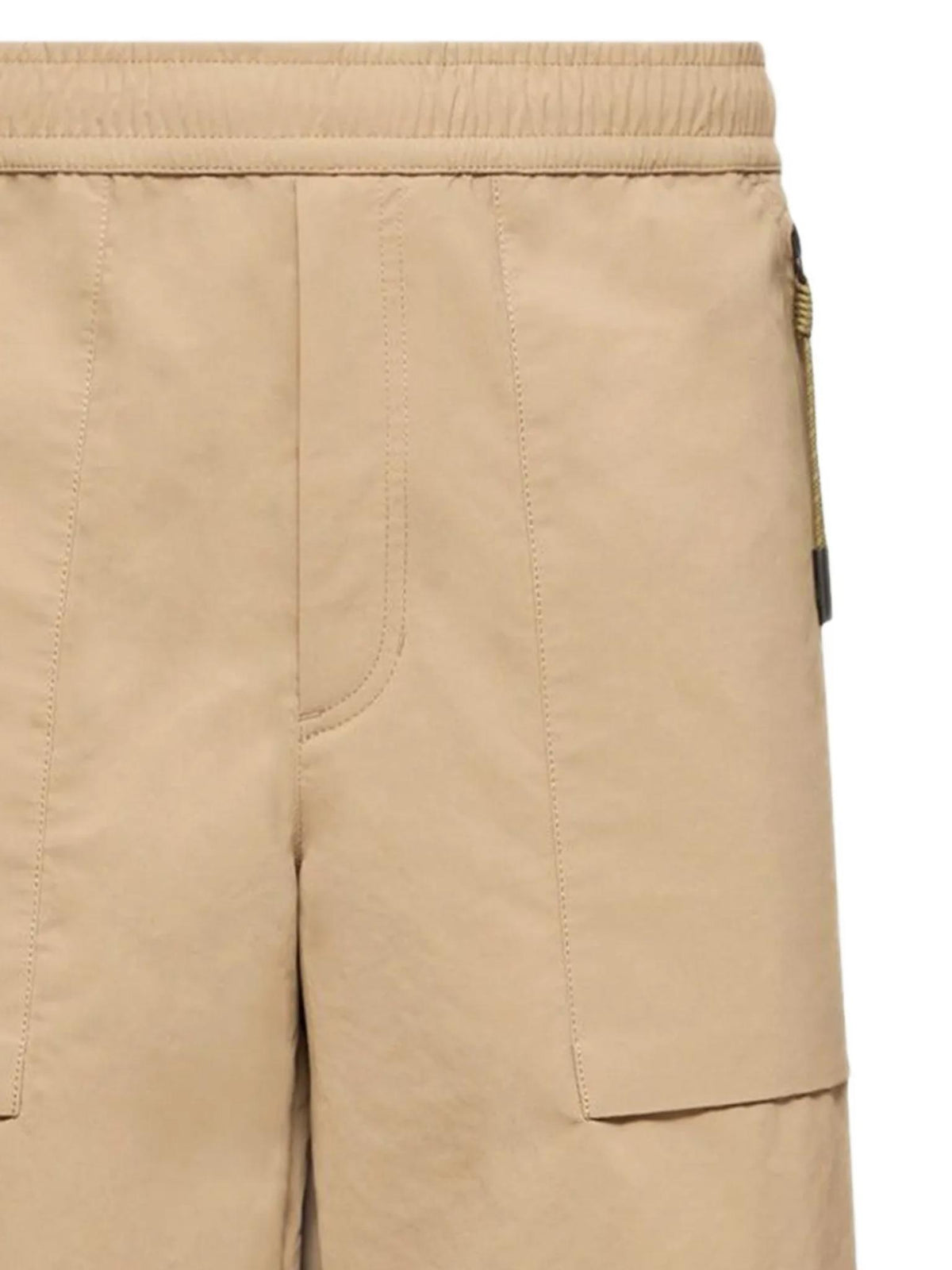 Moncler Nylon Colorblock Drawstring Men's Shorts