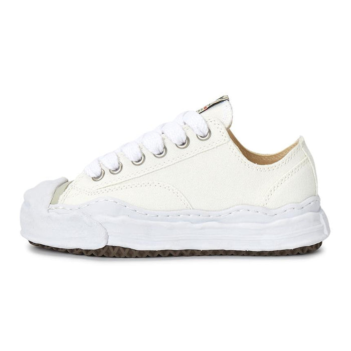 Maison Mihara Yasuhiro White Hank Original Sole Low-Top Sneakers