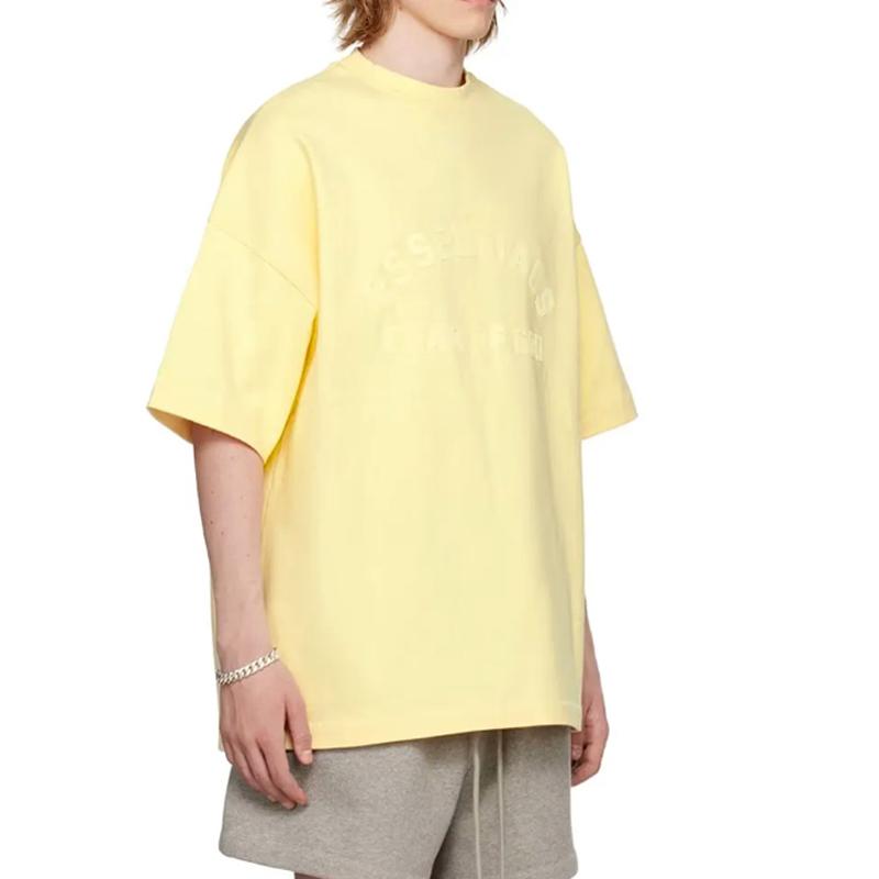 Fear of God Essentials Heavyweight Jersey T-Shirt Yellow