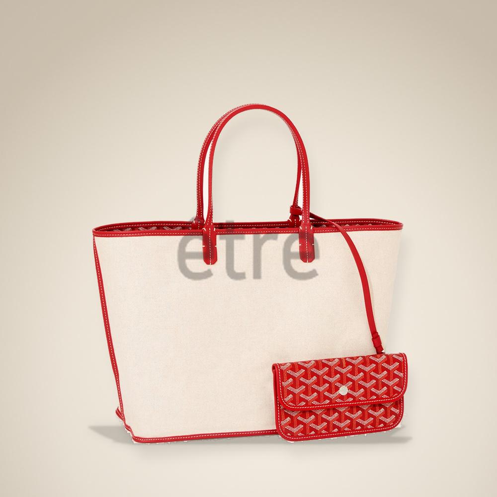 GOYARD Saint Louis PM Red Tote Bag for Women