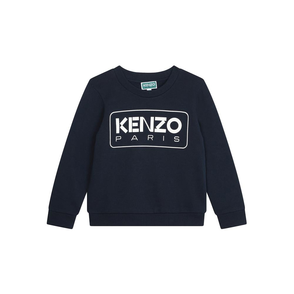 KENZO Women’s Logo Print Sweatshirt Navy
