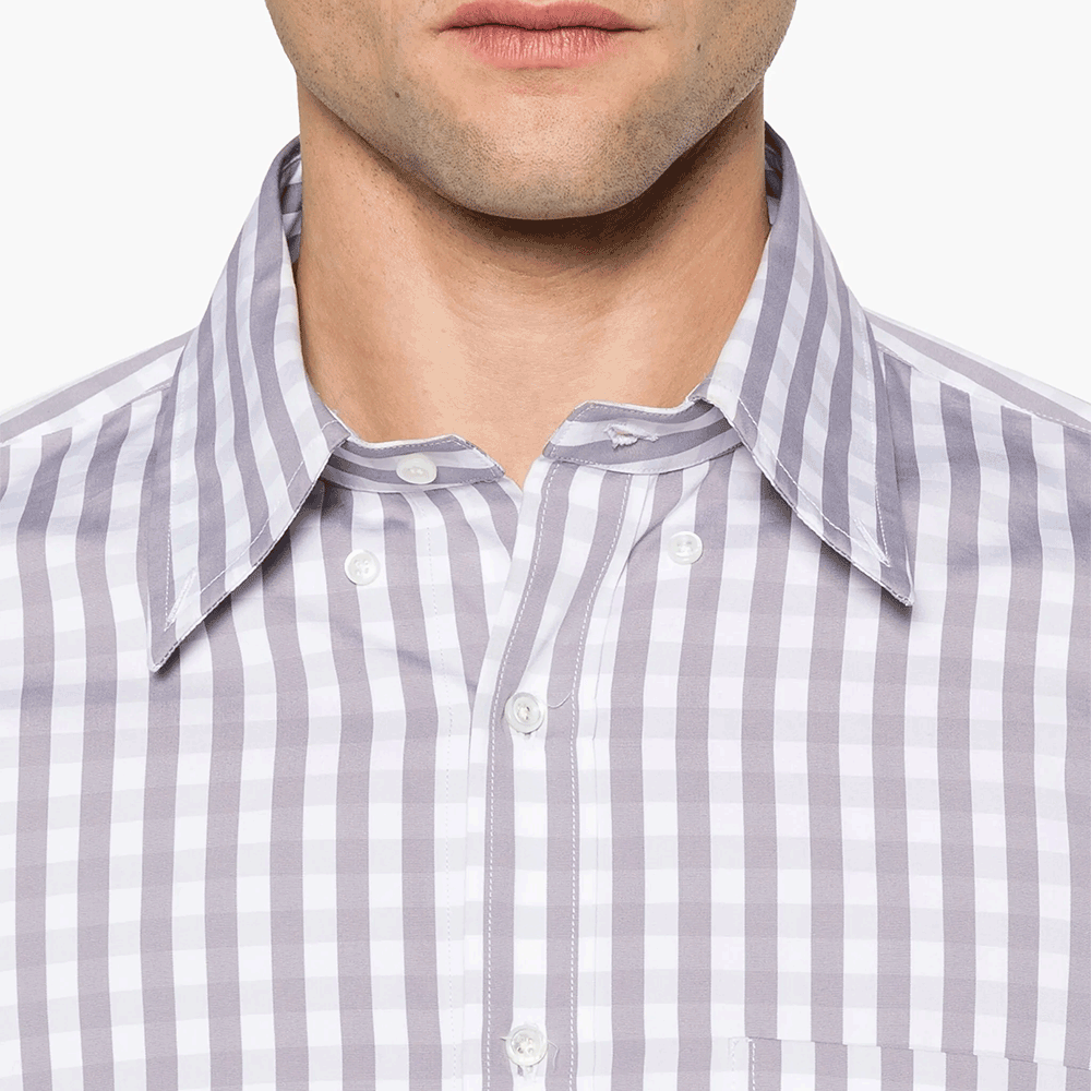 THOM BROWNE Gingham Check Long Sleeve Shirt Men MWL301O F0998 035