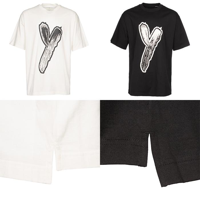 Y-3 Men’s Logo GFX Oversized T-Shirt White