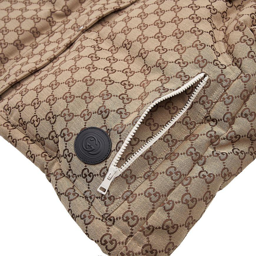 GUCCI Women's GG Cotton Canvas Puffer Jacket 717558 Z9AAR 2184