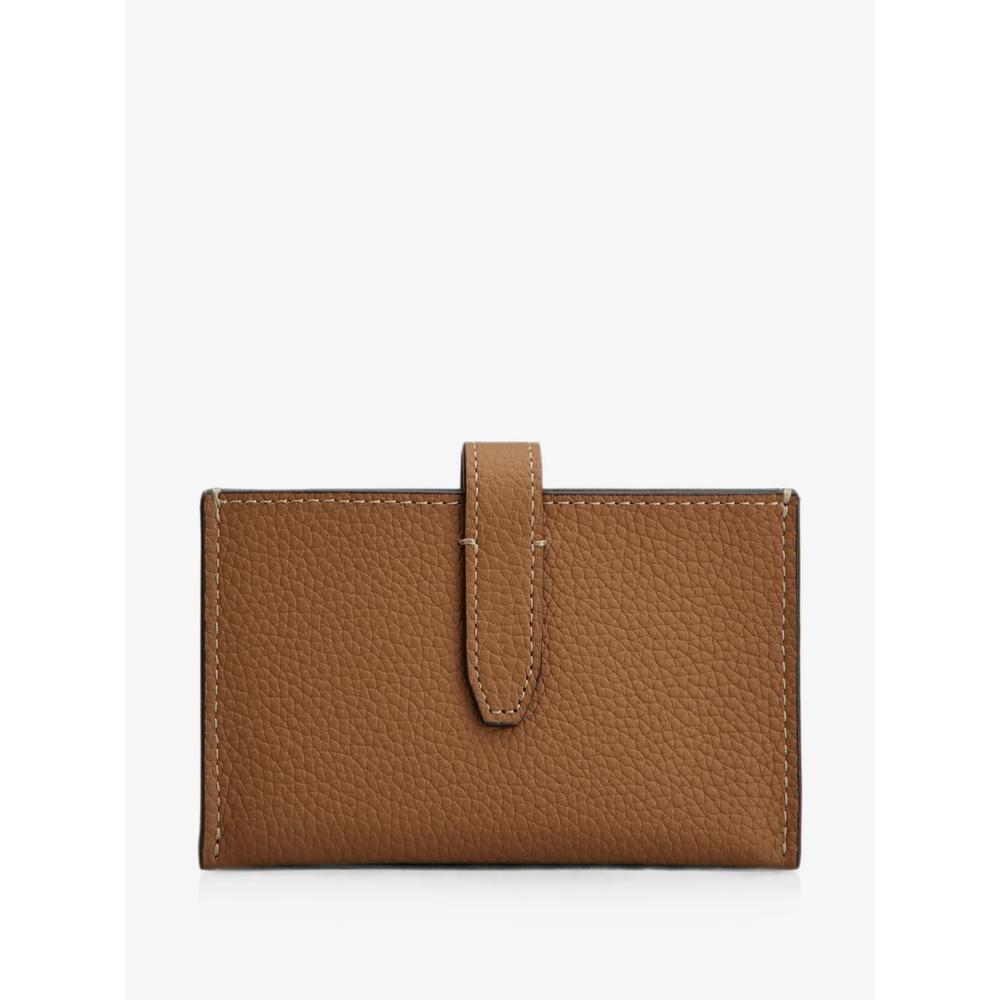 Tods T Timeless Leather Card Holder Wallet S600