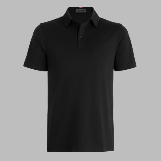 G/FORE Short Sleeve Polo Shirt for Men GMP000090ONYX DOM