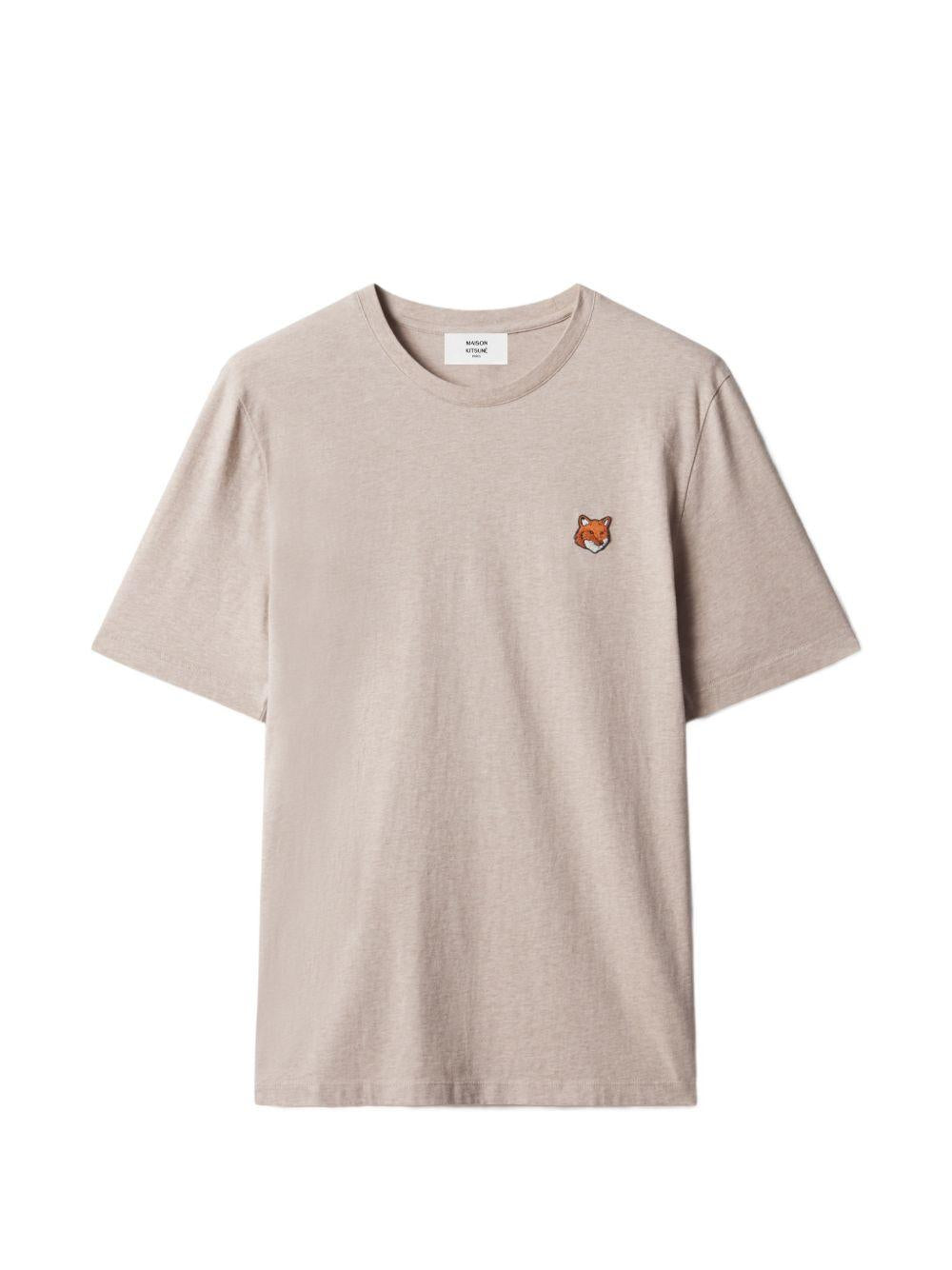 Maison Kitsune Short Sleeve Cotton T-Shirt Navy Men’s