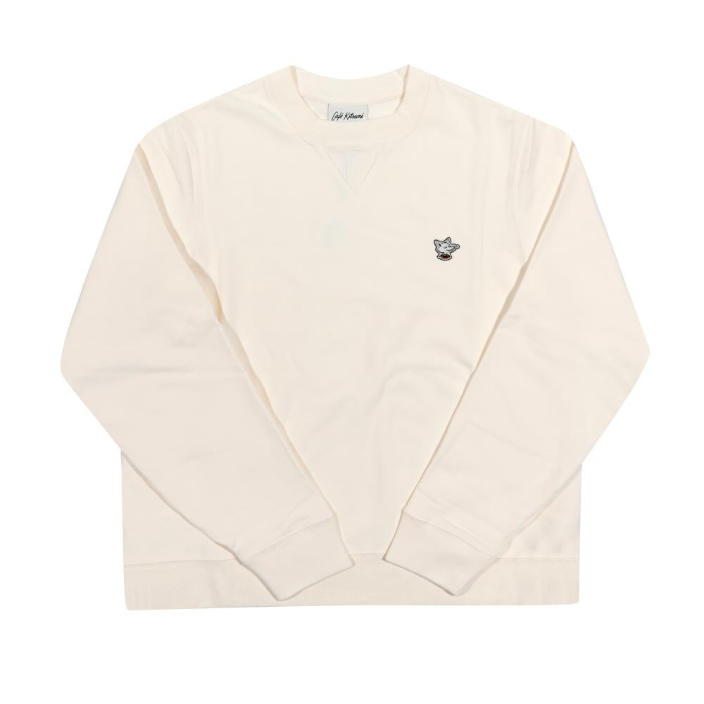 Maison Kitsune Barista Fox Patch Sweatshirt Unisex P709 Pink OU00301 KM0330 P709