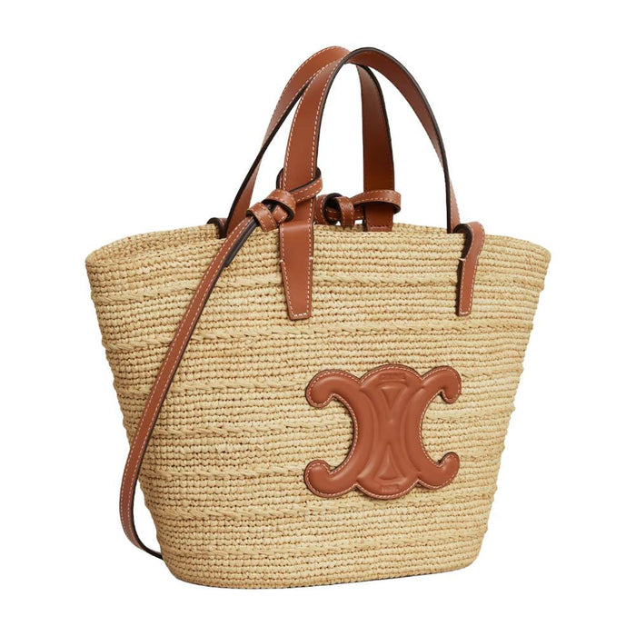CELINE Triomphe Teen Supple Classic Panier Shoulder Bag