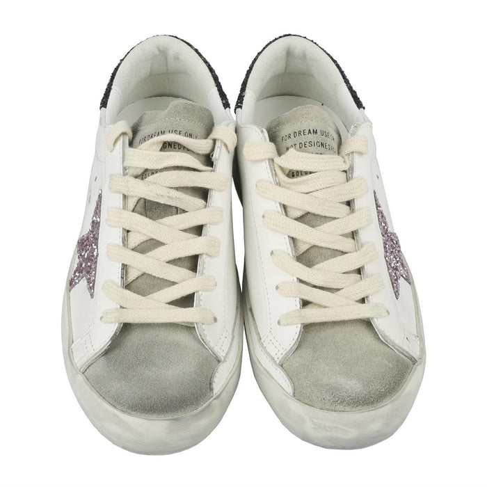 GOLDEN GOOSE Glitter Superstar Low-Top Sneakers
