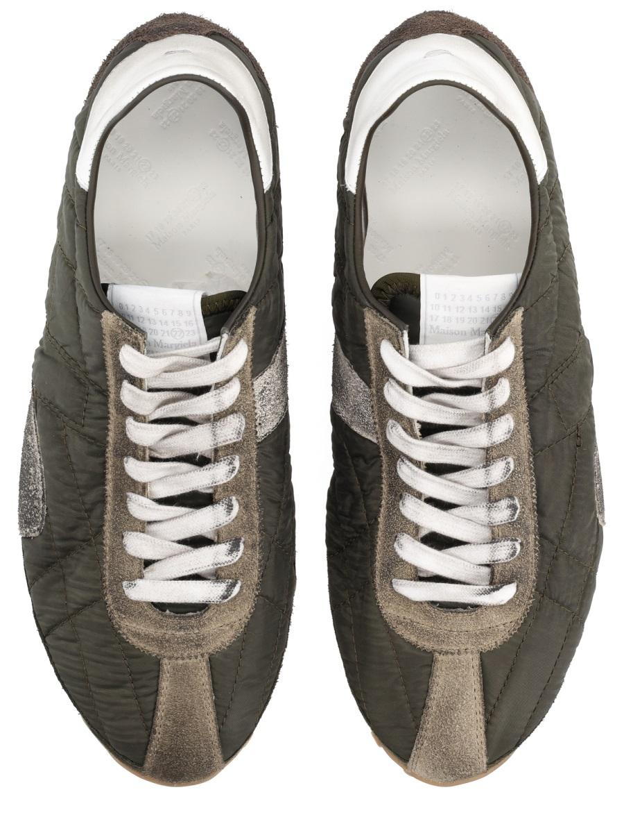 Maison Margiela White Leather Low-Top Sneakers