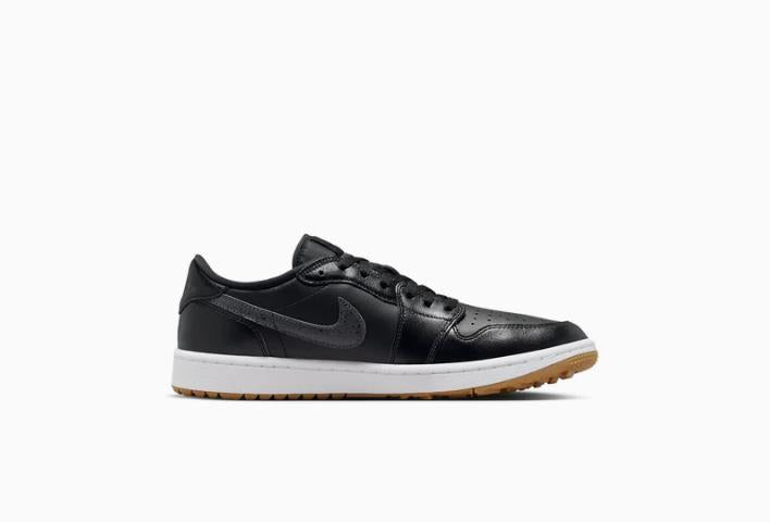 Nike Jordan 1 Low Golf Black Gum Medium Brown Sneakers DD9315 005