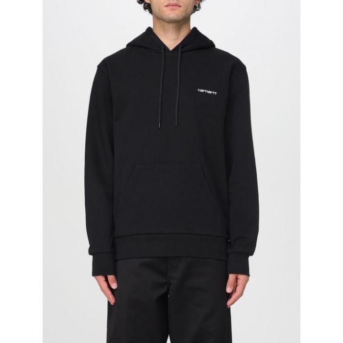 CARHARTT WIP Script Embroidered Hooded Sweatshirt for Men I035392 0D2XX
