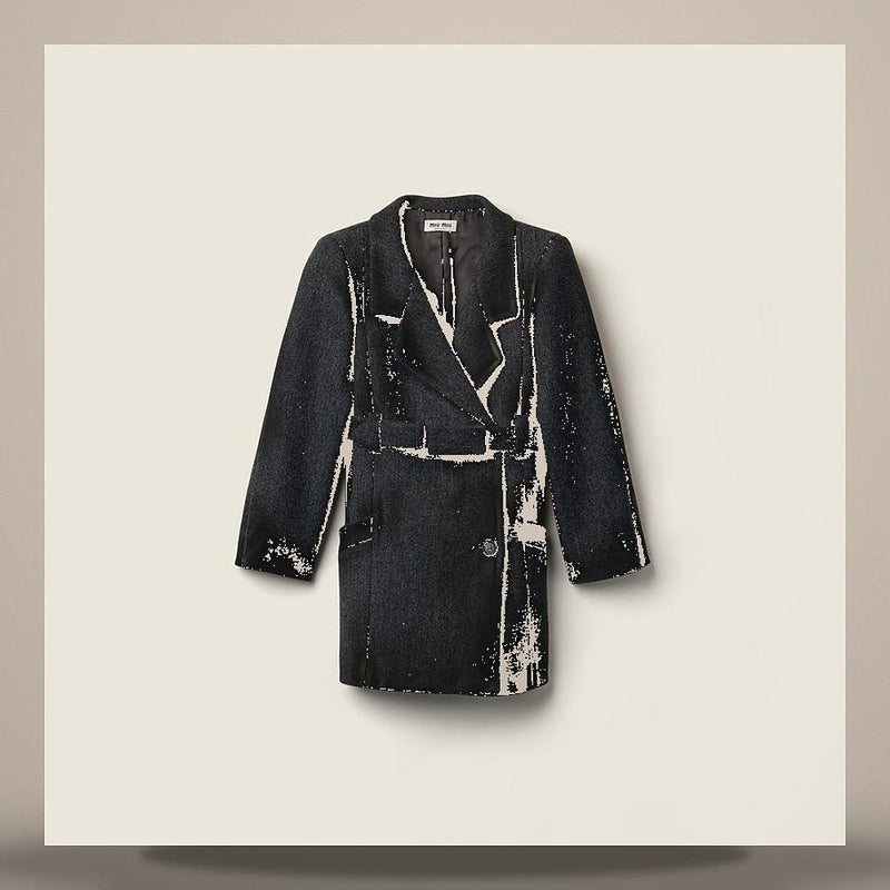 Miu Miu Double-Breasted Double Wool Jacket