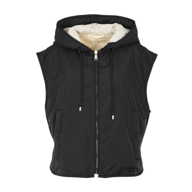 Max Mara Reversible Puffer Vest Beige Nylon Women’s Jacket