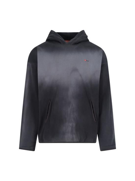 DIESEL Black Logo Hoodie Women’s Pullover Sweatshirt