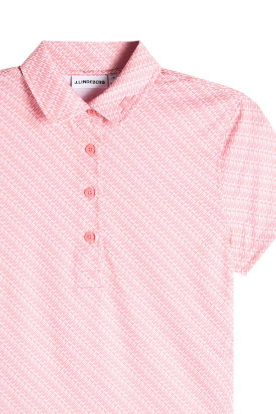 J LINDEBERG Women’s Polo Shirt GWJT15346S231 FLIGHT BRIDGE FLAMINGO S DOM