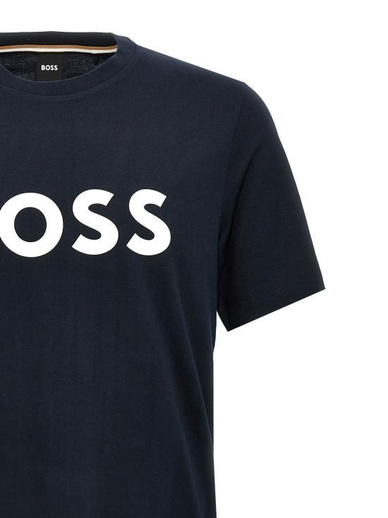 HUGO BOSS Short Sleeve T-Shirt for Men 50495742404 BLUE DOM