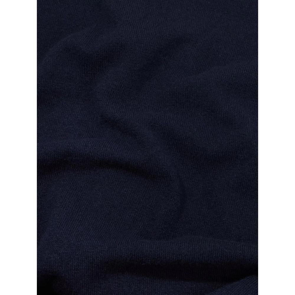 STONE ISLAND Lambswool Crewneck Knit Sweater for Men Black