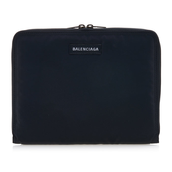 BALENCIAGA Men's Logo Patch Clutch Bag 704565 2HM3T 1000 1