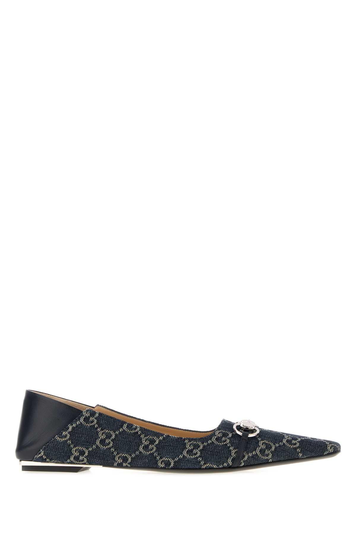 GUCCI Leather Flat Shoes Women’s Black Ballet Flats