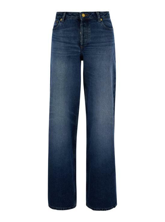 A.P.C. Elisabeth High-Rise Straight Leg Jeans Denim Pants