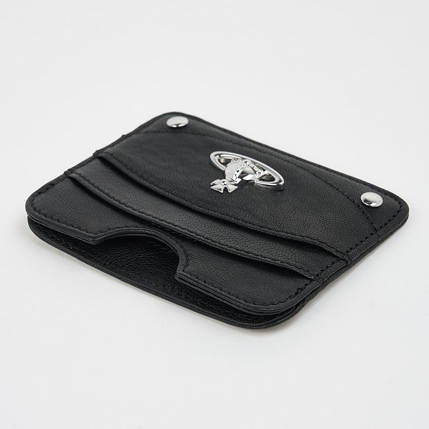 Vivienne Westwood Unisex Half Moon Flat Card Holder Wallet 5402000VU L00BX N401