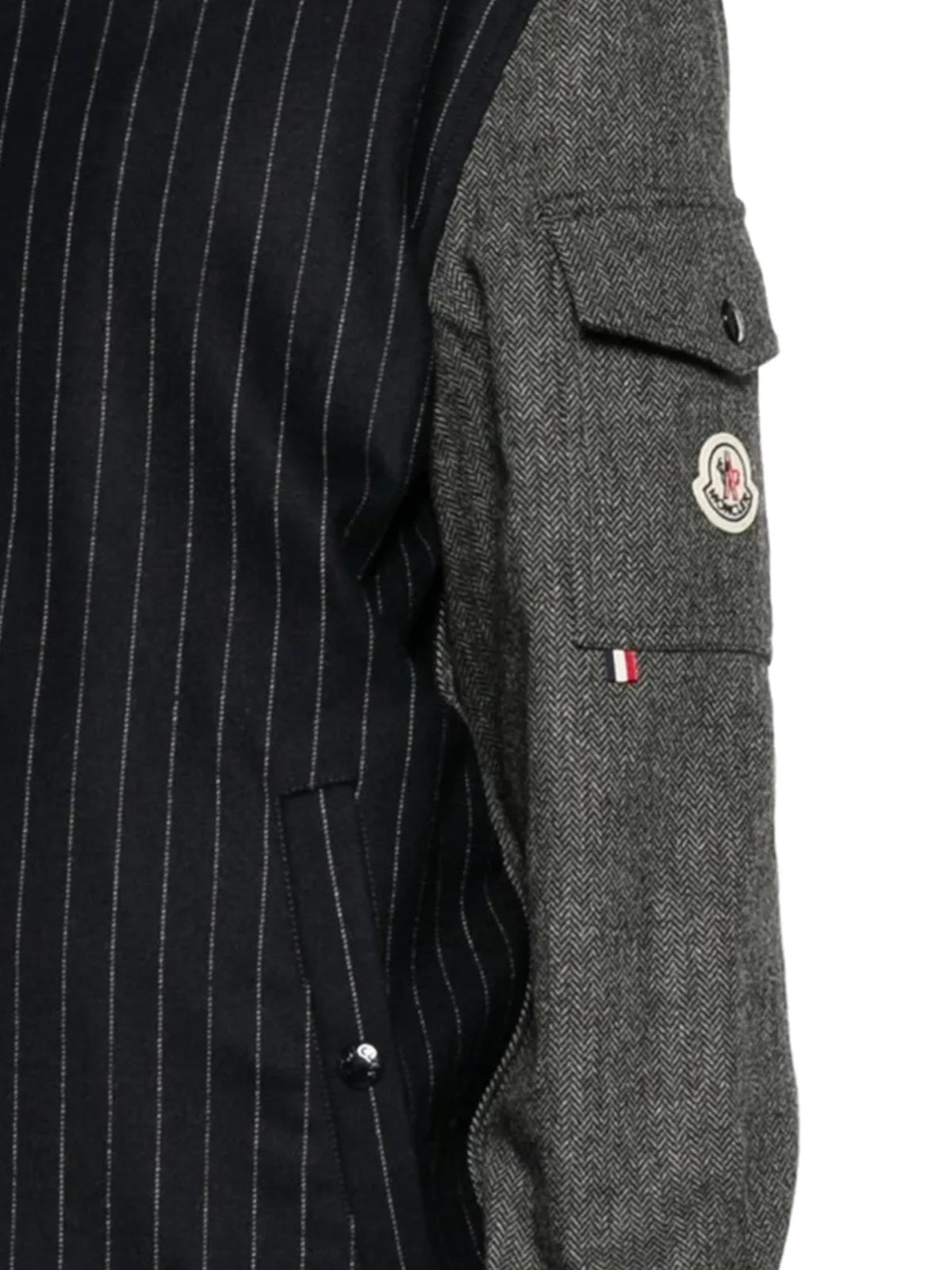 Moncler Black Casual Zip Jacket for Men