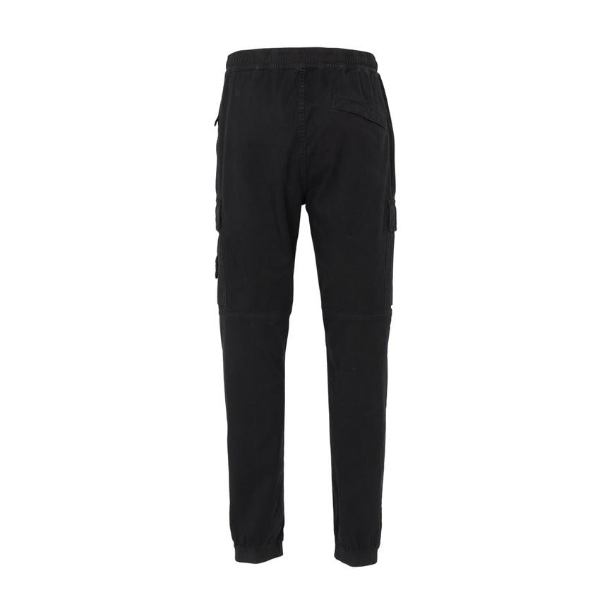 STONE ISLAND Men’s Cargo Jogger Pants Black Cotton Classic Pants