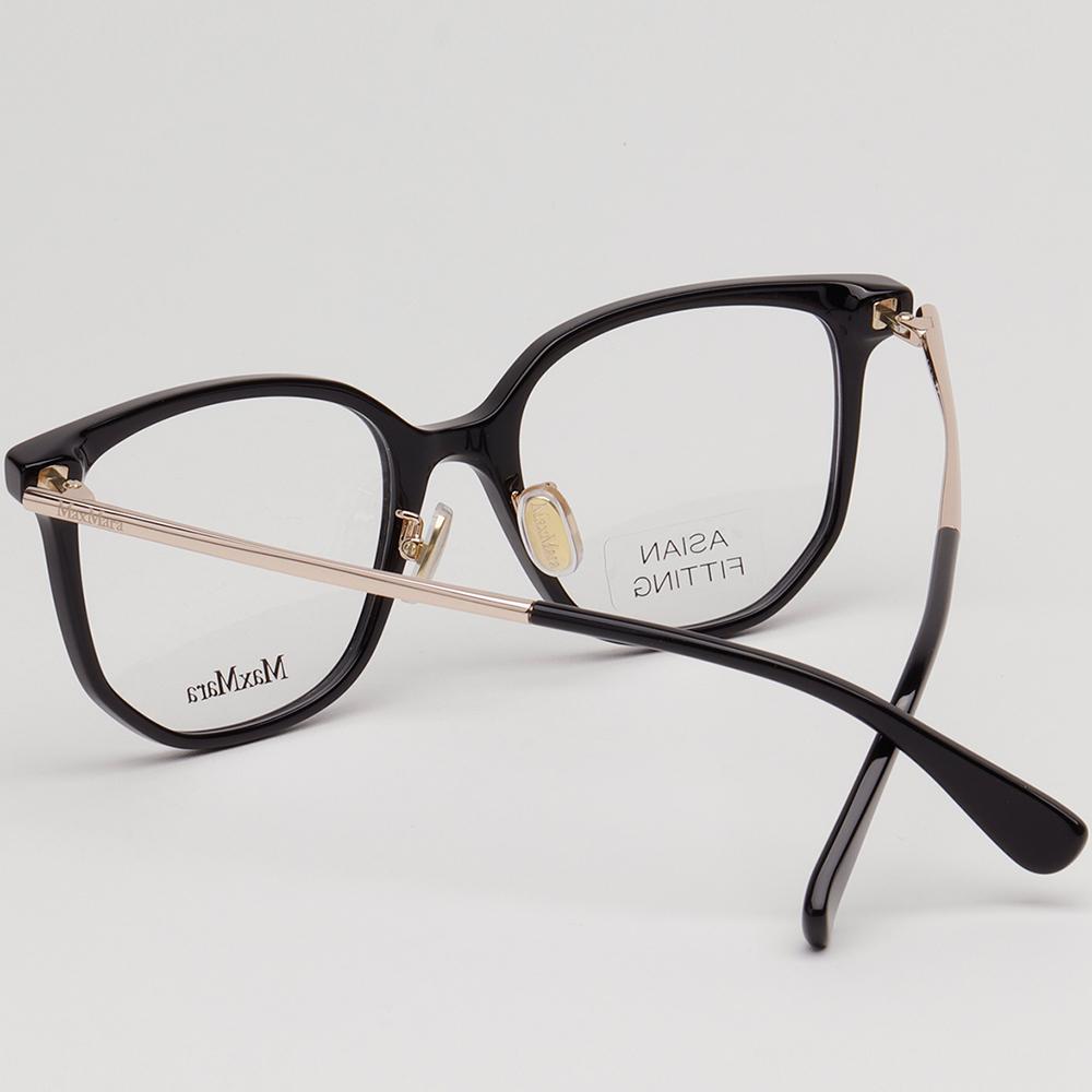 Max Mara Asian Fit Acetate Full-Rim Eyeglass Frames Unisex MM5040D 001