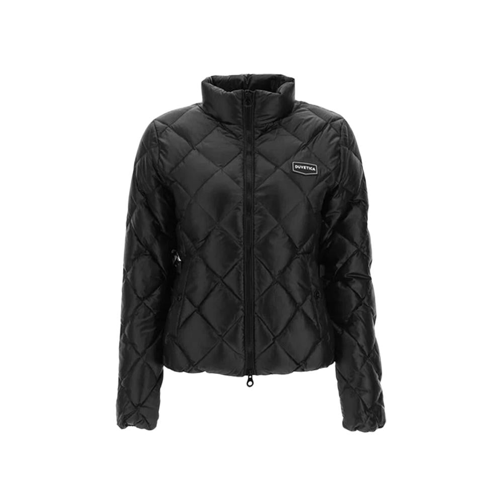 Duvetica Black Logo Quilted Down Puffer Jacket VDDJ00125K0001 BKS