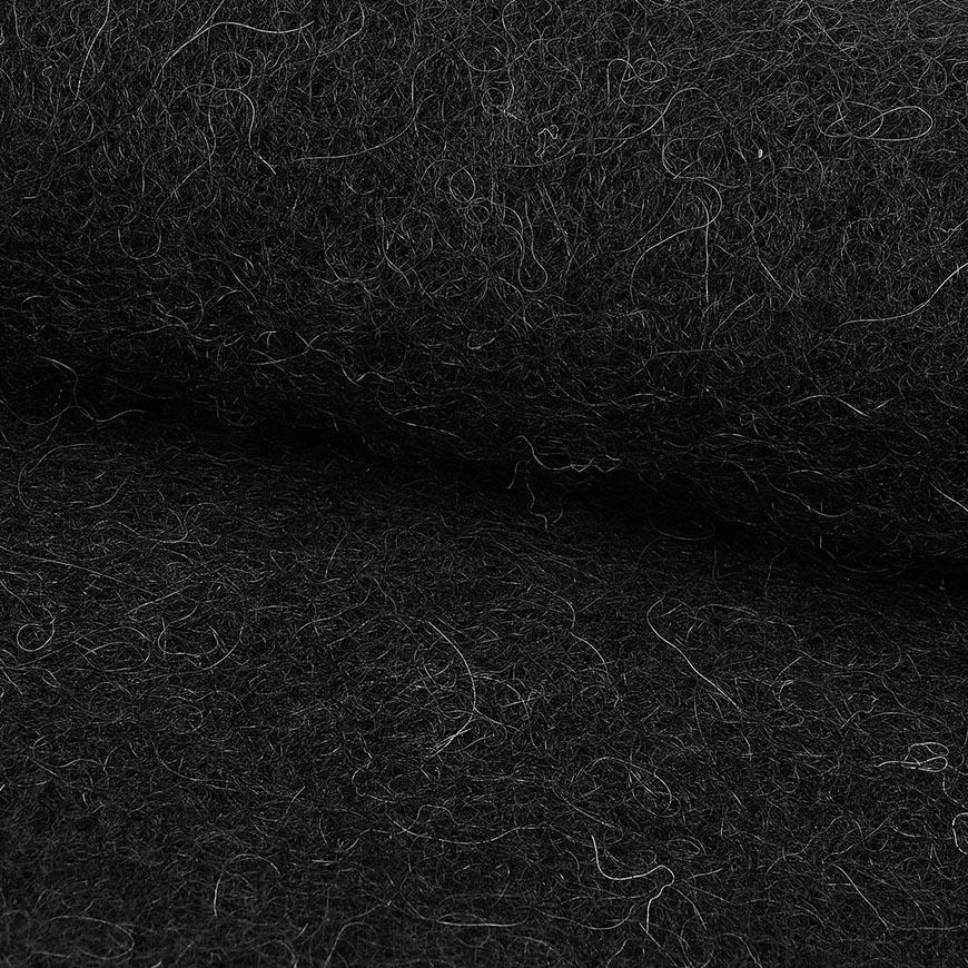 GANNI Women’s Brushed Alpaca Round Neck Knit Sweater Black