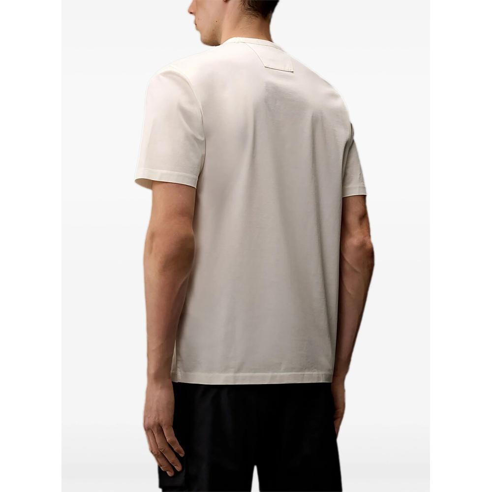 CP Company Mercerized Jersey Men’s Short Sleeve T-Shirt White
