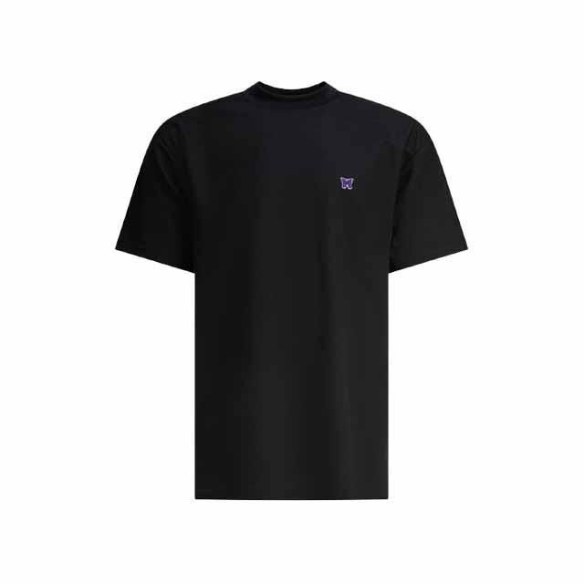 NEEDLES Black Crew Neck Short Sleeve T-Shirt Men’s QV353 BK