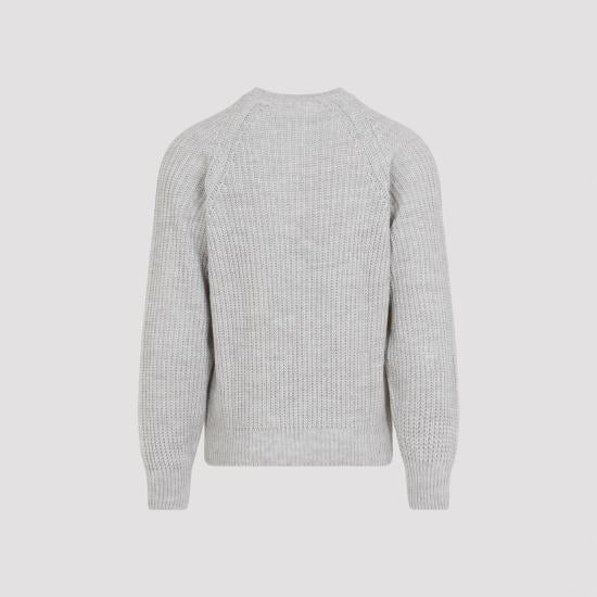 CARHARTT WIP Fleur De Sel Cotton Knit Crewneck Sweater Men’s