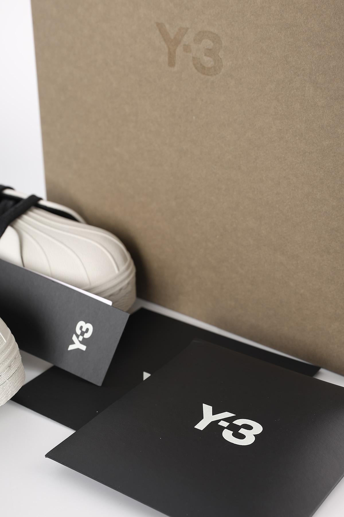 Y-3 Orbit Grey/Black Superstar Low-Top Sneakers Unisex