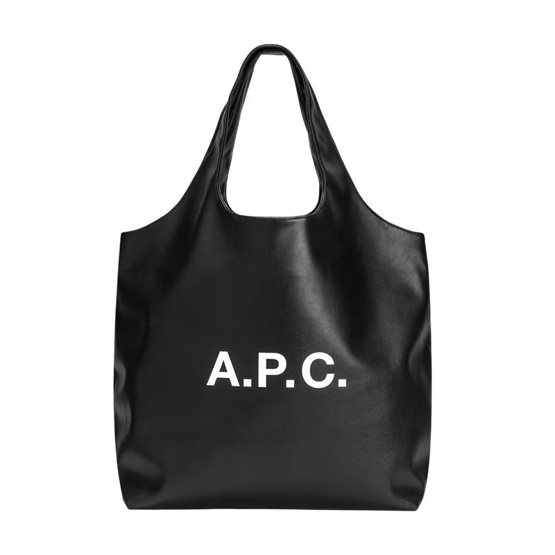 A.P.C. Ninon Black Leather Tote Bag 61565 LZZ