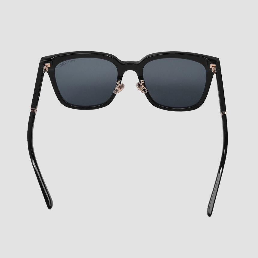 TOM FORD Black Gold Acetate Asian Fit Sunglasses TF1245K 01A