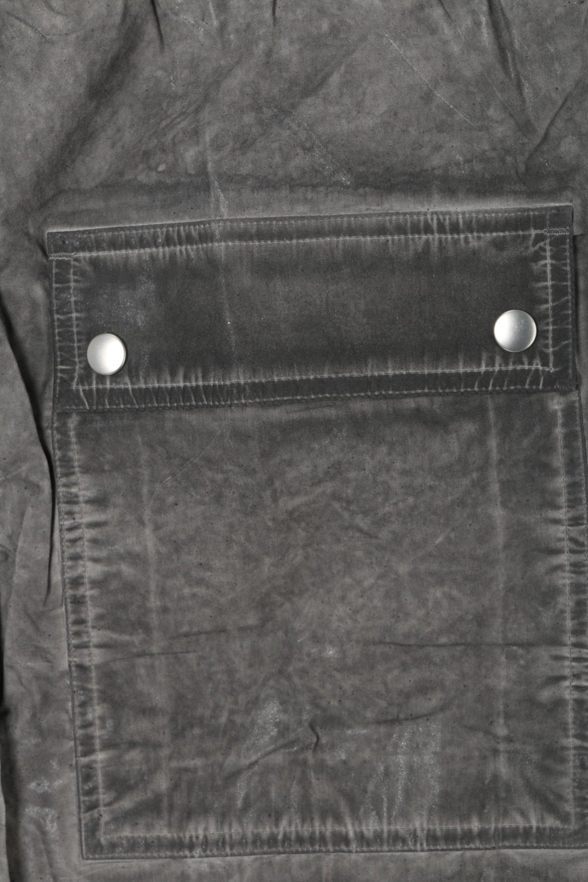 Rick Owens DRKSHDW Geth Belas Dark Dust Foil Cotton Poplin Cargo DU01E3378 PF 78