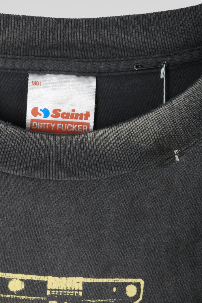 SAINT MICHAEL Black SAINT PATROL Short Sleeve T-Shirt