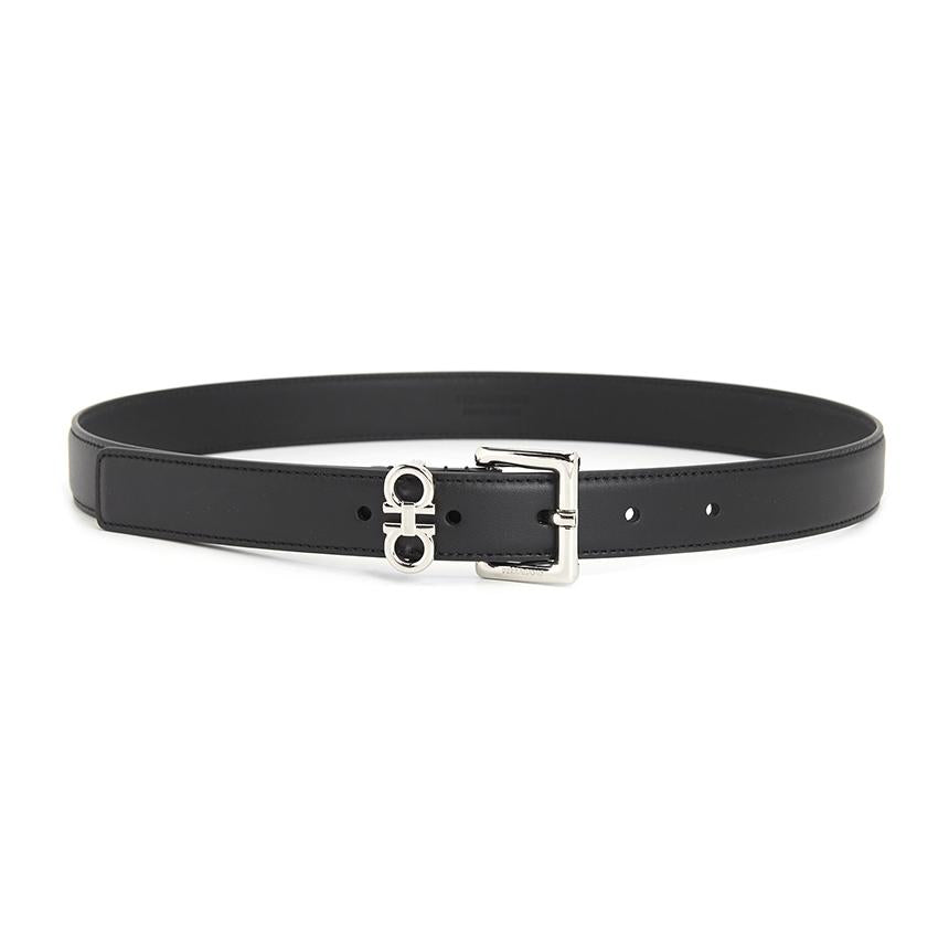 Ferragamo Gancini Leather Women’s Belt 230346 0791904