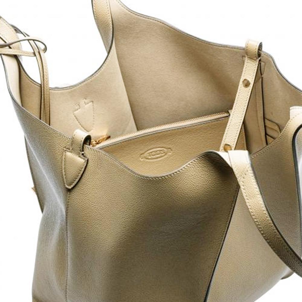 Tods Timeless Leather Small Shopper Tote Bag XBWTSBA0200 Q8E C600