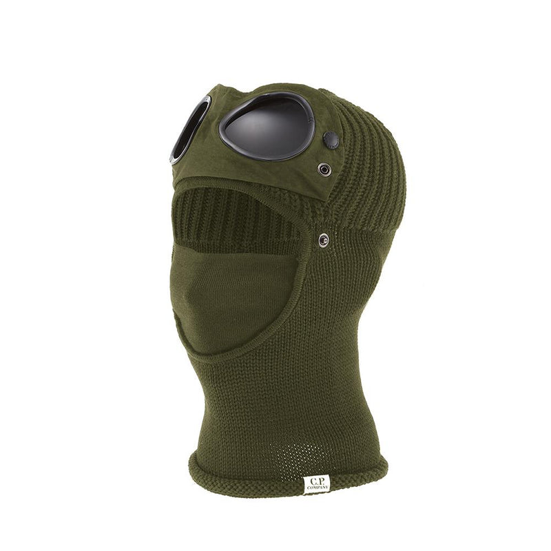 CP Company Goggle Patch Balaclava Knit Beanie for Men RFCMAC740A 005509A 683