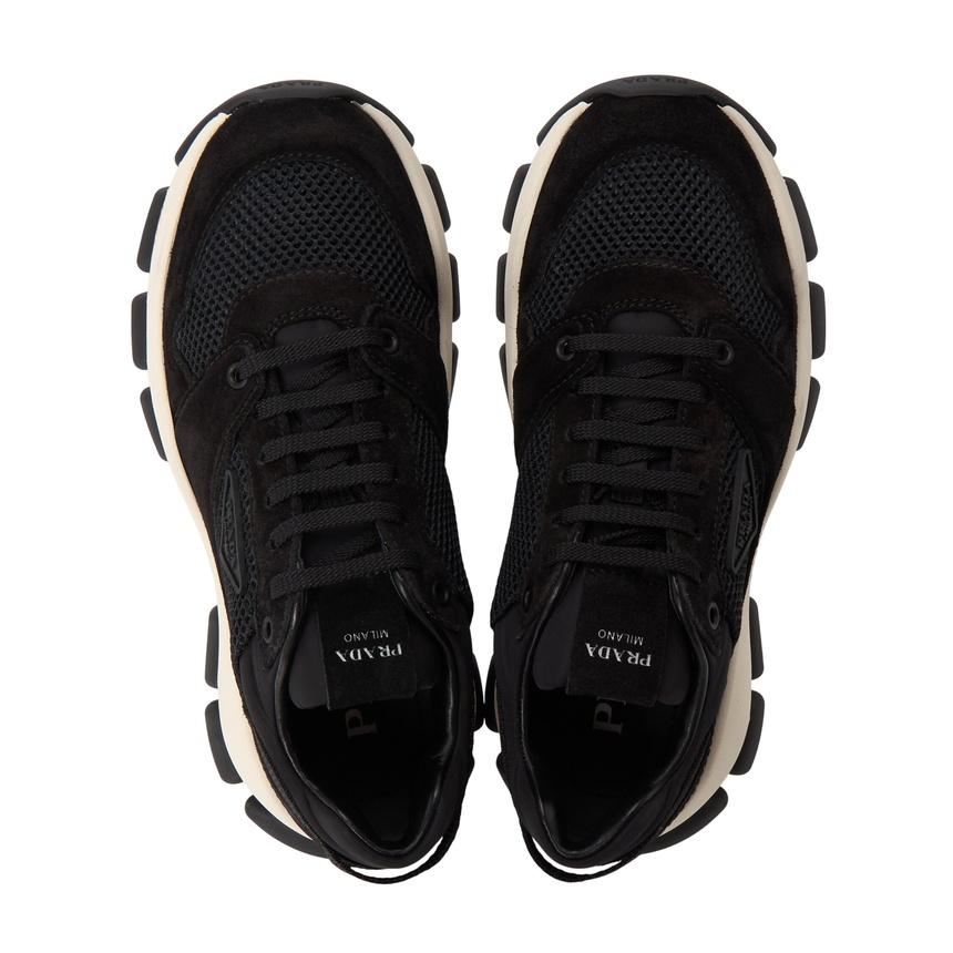PRADA Women’s Low-Top Sneakers White Leather