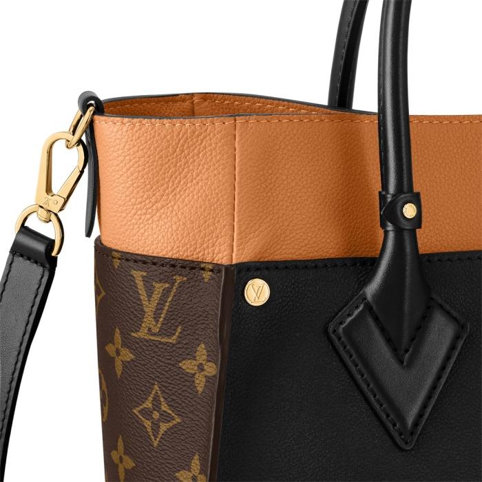 Louis Vuitton On My Side MM Leather Tote Bag M53826