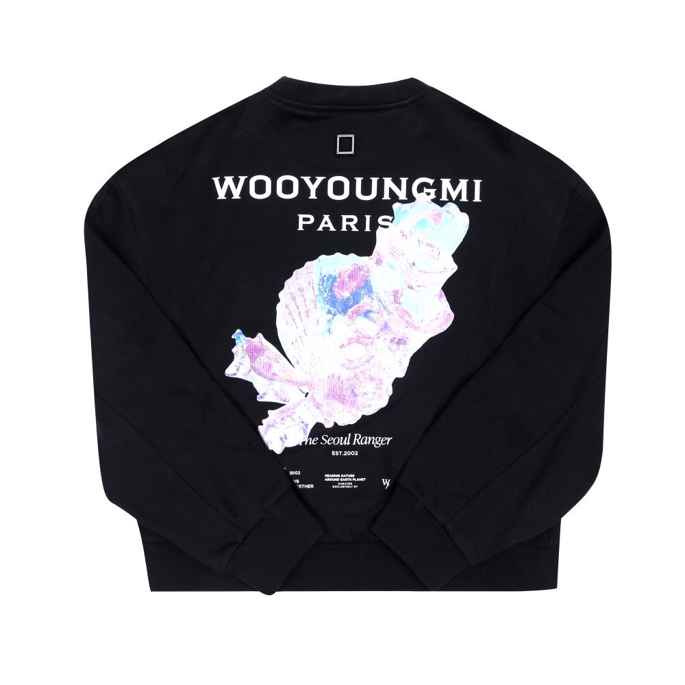 WOOYOUNGMI Coral 3D Back Logo Women’s Sweatshirt